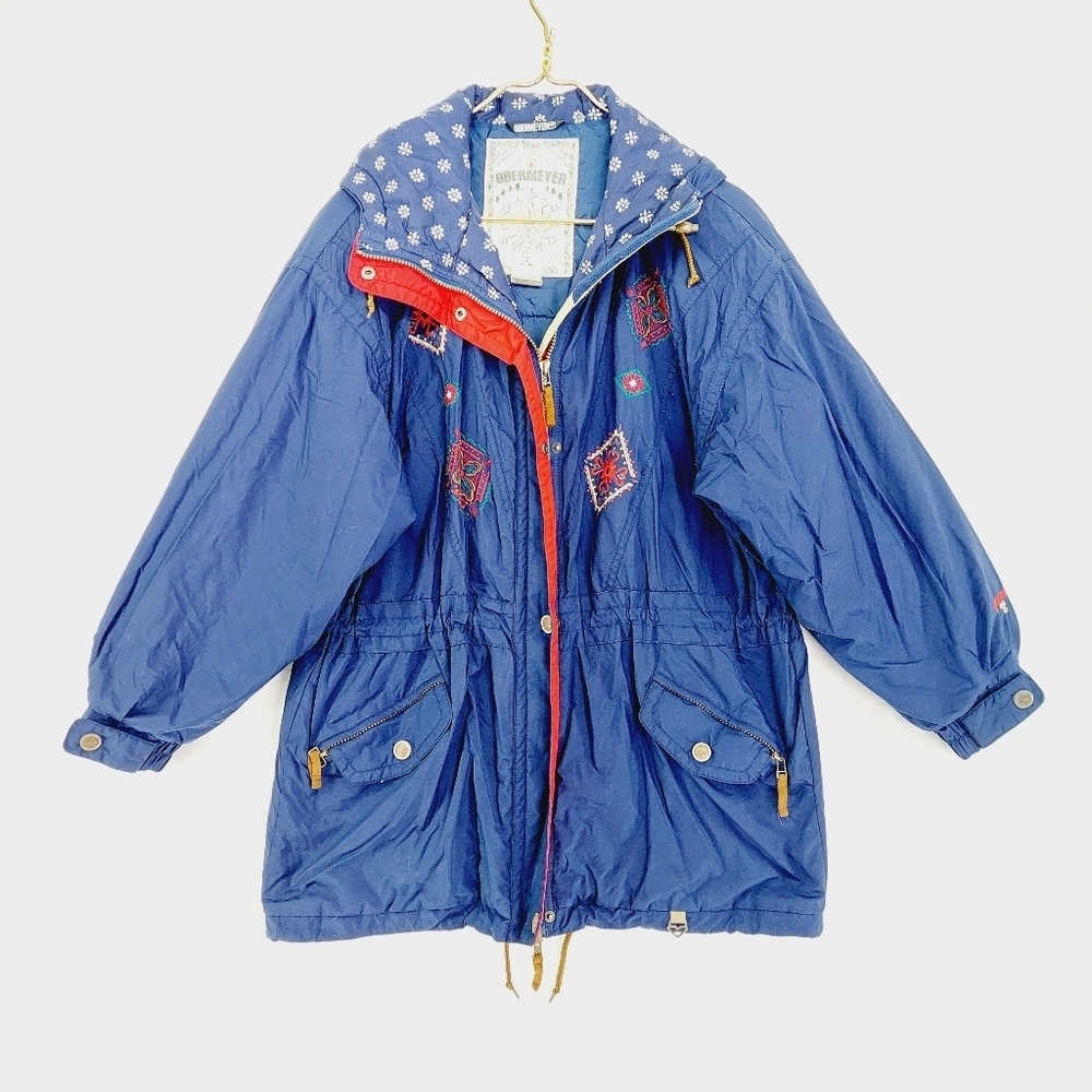 Obermeyer Blue Long Sleeve Full Zip Jacket Z15